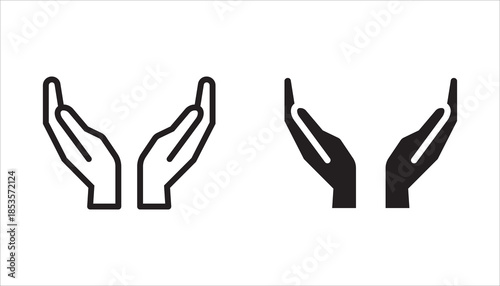 Hand gesture icon set. Contains icons such as applause, thumbs up, middle hand, helping hand, direction, like,