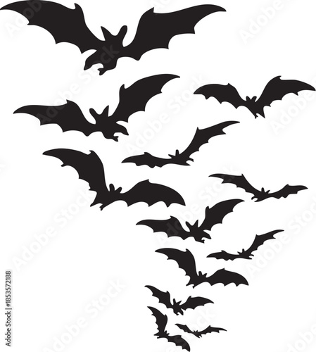 bats illustration, Bat Halloween, bat, leaf, hand png