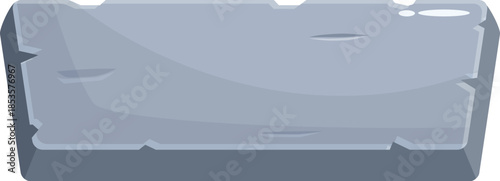 Gray stone slab with rough edges and surface, conveying a sense of durability and resilience in a natural environment