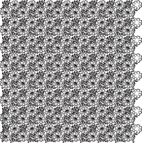 black and white seamless pattern