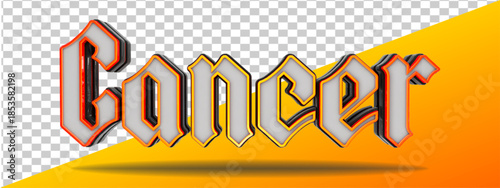 element zodiac cancer 3d render isolated