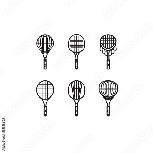 Jai Alai Cesta icon art clean graphic