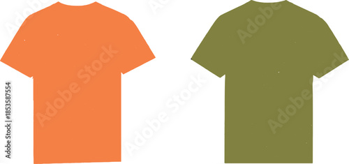 Casual black cotton t-shirt vector illustration and blank clothing template for apparel fashion design and sport textile print