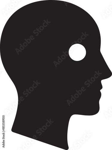 silhouette of the head of Robot