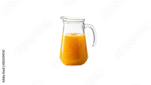 Pitcher of orange juice on Transparent Background