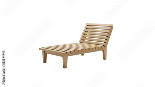 Modern Wooden Chaise Lounge Chair for Outdoor & Indoor Use