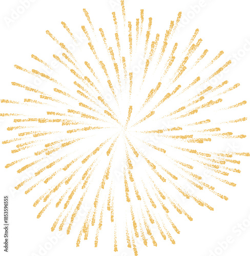 illustration of a firework burst sparkler effect