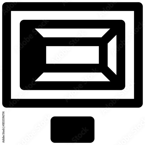 Art. Outlined stroke vector icon with black-filled details.