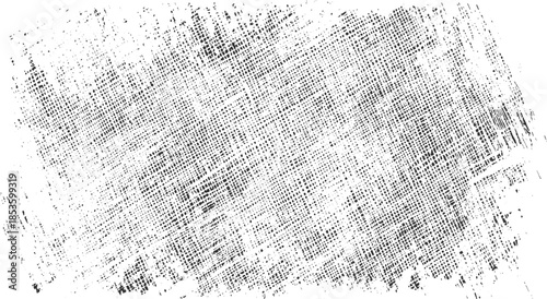 Black and white textured background with distressed grid pattern and scattered dots