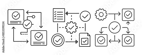 Verified process flow for task management and successful operation steps