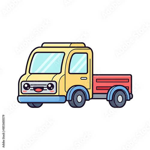 Wallpaper Mural Cartoon Truck. (1) Torontodigital.ca