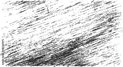 Black diagonal grunge texture with white background and scattered dots