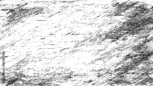 Black and white diagonal scratch texture background with distressed effect abstract