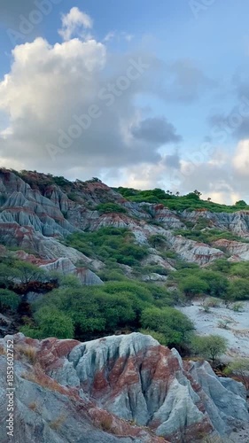 Kelabbamaja canyon at sabu island, small island of Indonesia