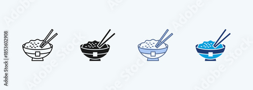 rice    multiple style iconcollection