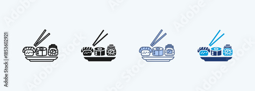 sushi multiple style iconcollection