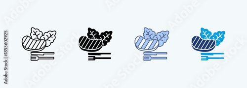 steak multiple style iconcollection