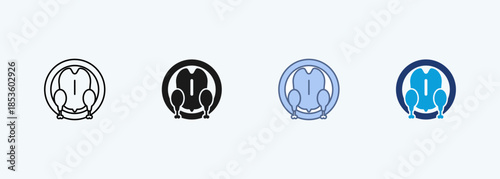 chicken multiple style iconcollection