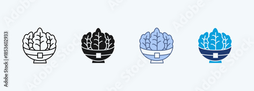 salad multiple style iconcollection