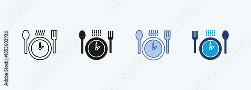 lunch multiple style iconcollection