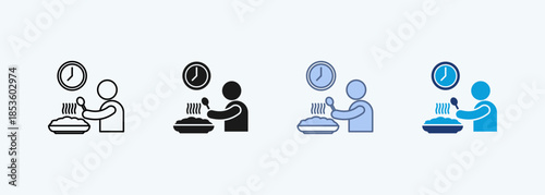 dinner multiple style iconcollection