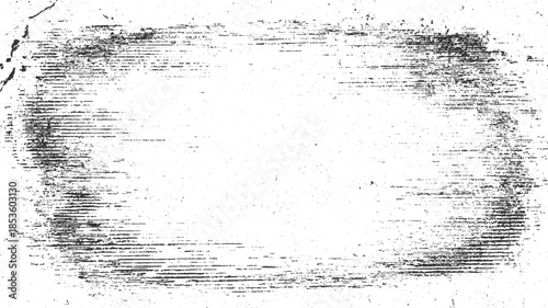 Black and white horizontal grunge texture with distressed overlay and speckles