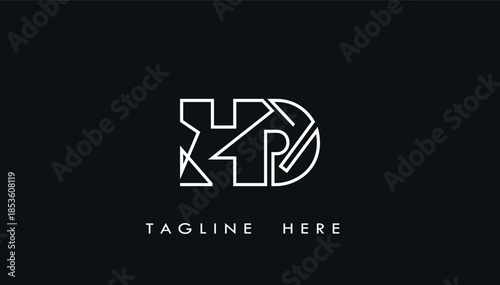 creative modern stylish connected alphabet letter hd logo design