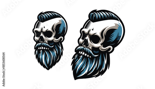 skull t shirt design vector illustration