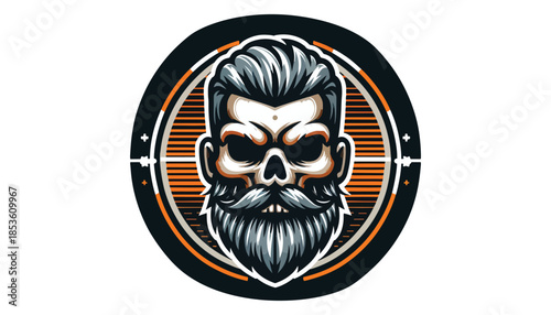 skull t shirt design vector illustration