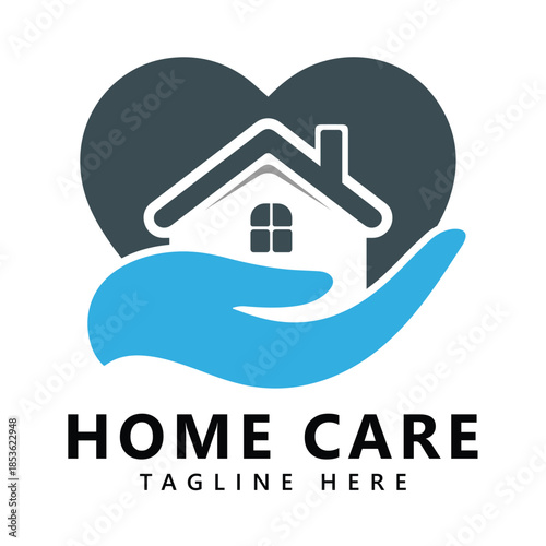 Home care logo stay at home logo new