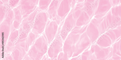 Soft pink water surface with gentle ripples and shimmering light reflections creating a serene texture