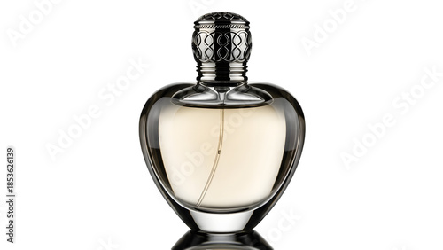 Luxury perfume bottle isolated on transparent background