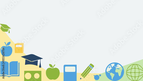 Learning Symbols Illustration – Empowering Future for International Day of Education