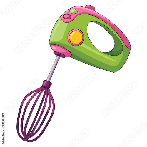 Illustration of kitchen appliances on a white background vector design element ideal for home appliance cooking design or commercial product themed artwork