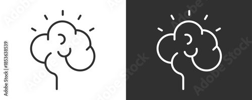 Knowledge Icon Set Vector Collection Isolated In Black And White