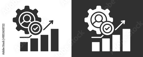 Professional Skills Icon Set Vector Collection Isolated In Black And White