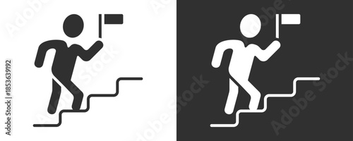 Competency Framework Icon Set Vector Collection Isolated In Black And White