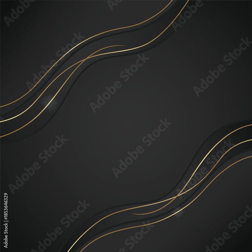 Luxury black abstract background