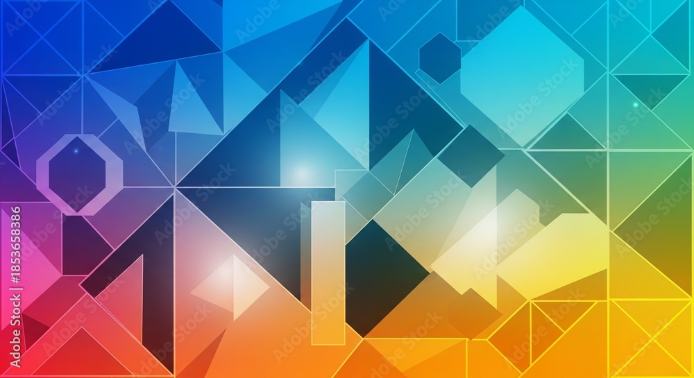 Obraz premium Geometric Abstract Background