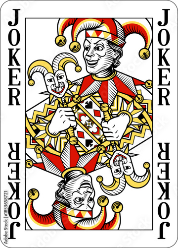 A Joker jester design from ...