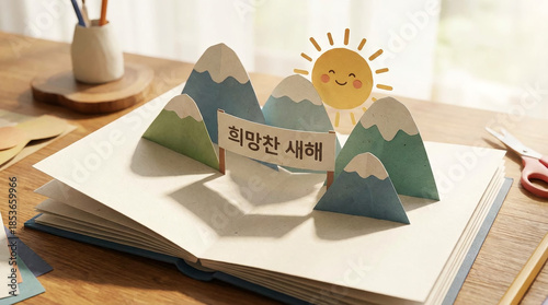 3D Pop-up Greeting Card for Seollal
