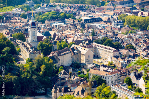 Besancon, France. City view from above