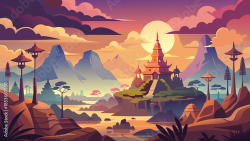 Indonesian mythological kingdoms 