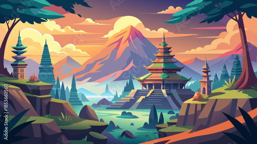 Indonesian mythological kingdoms 