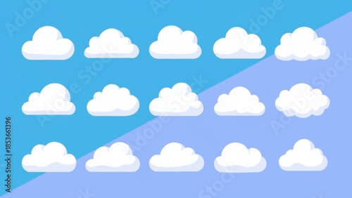 An abundant collection of colorful and fresh fruits, arranged in neat rows on a divided background