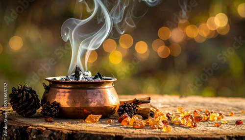 Aromatic Pine Resin Incense for Meditation and Purification