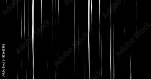 The design showcases vertical speed lines that evoke a sense of fast movement and velocity. The isolated colors and dynamic effect create an energetic atmosphere, perfect for action themes.