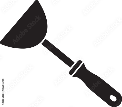 Trowel silhouette graphic illustration