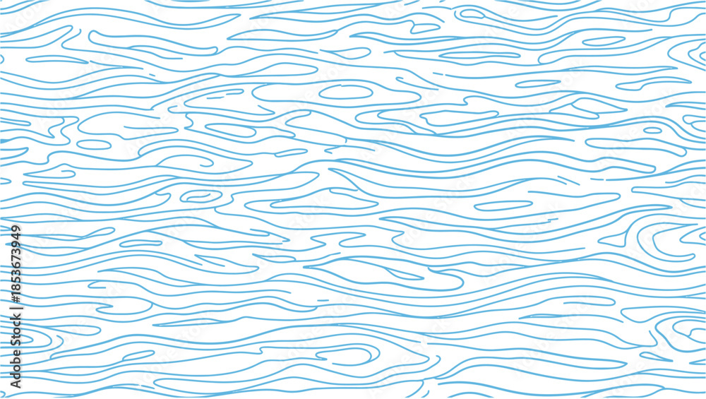 Fototapeta premium Wavy line seamless pattern