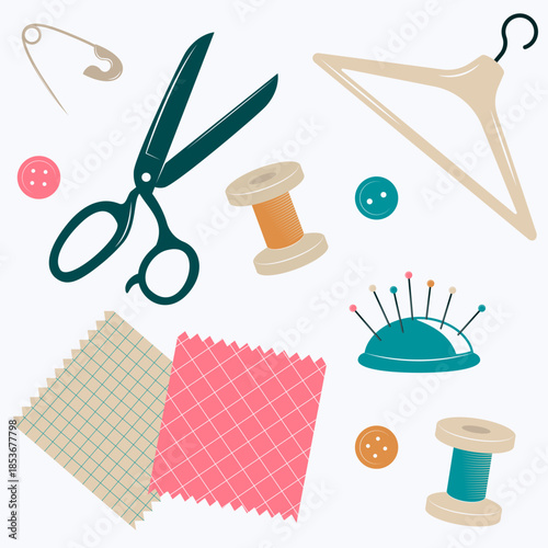 sewing items set